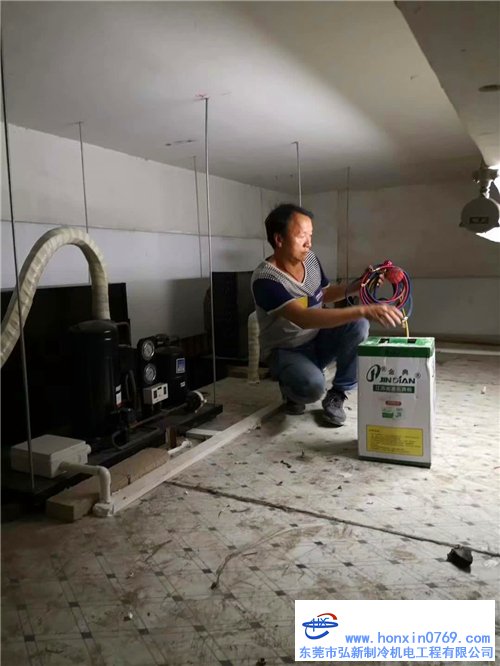 深圳拆装冷库完工交付,边试机边进货