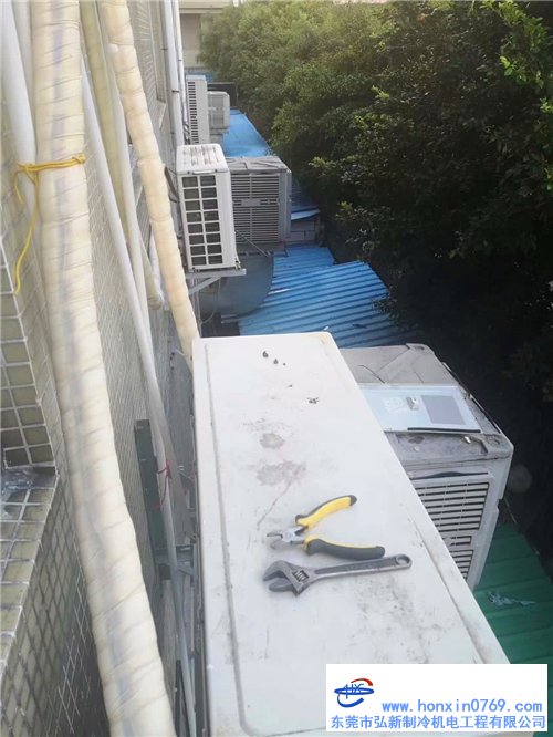 东莞商家展示厅餐厅中央空调安装案例